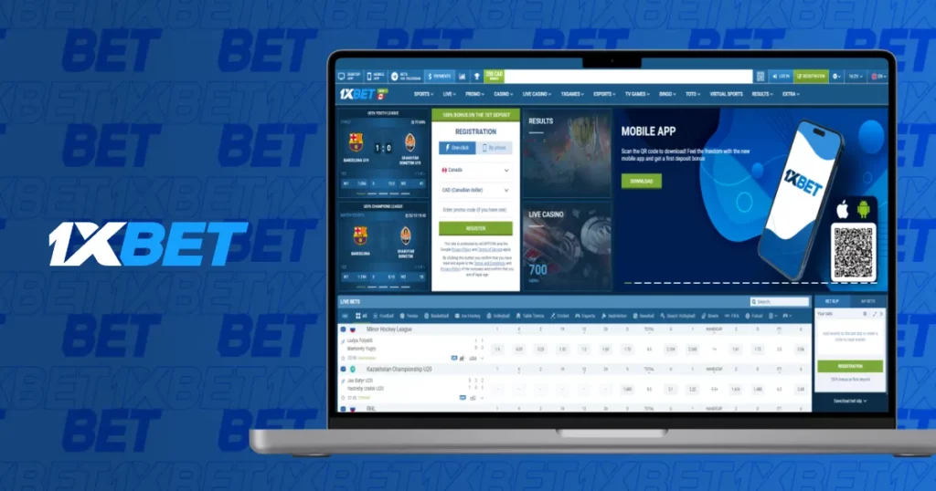 1xBet Official website in PC App